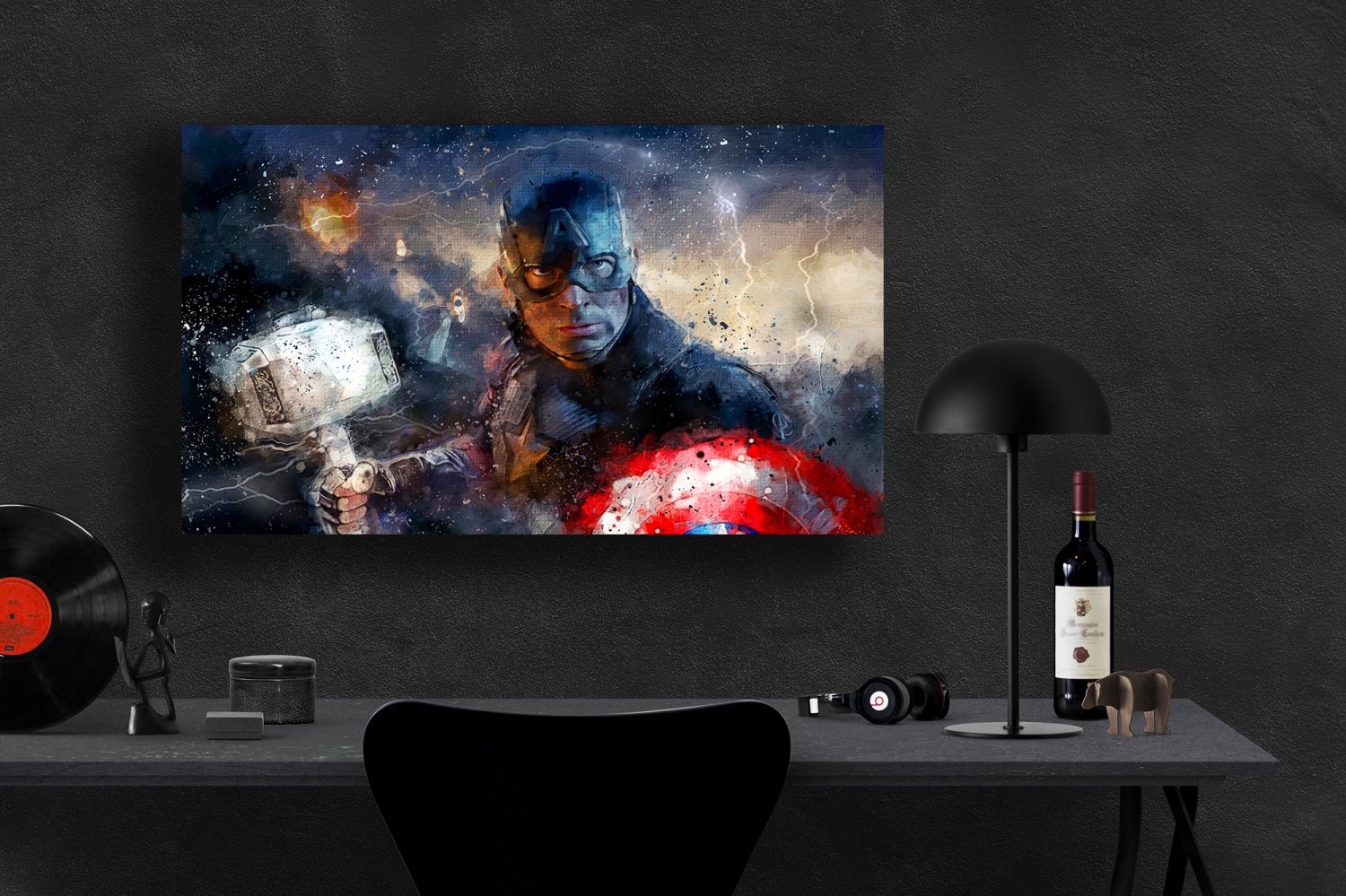 Captain America, Avengers Endgame, Chris Evans, Steve Rogers 18x24 inches Poster Print