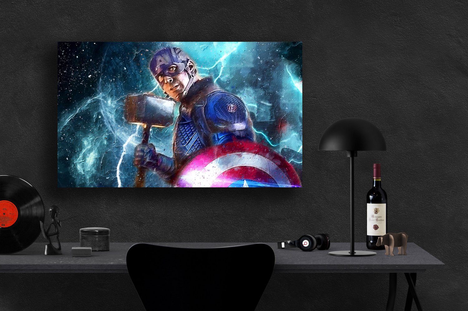Captain America, Avengers Endgame, Chris Evans, Steve Rogers 18x28 inches Poster Print