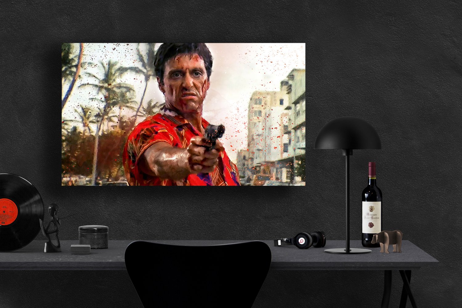 Scarface, Al Pacino, Tony Montana 24x35 inches Canvas Print