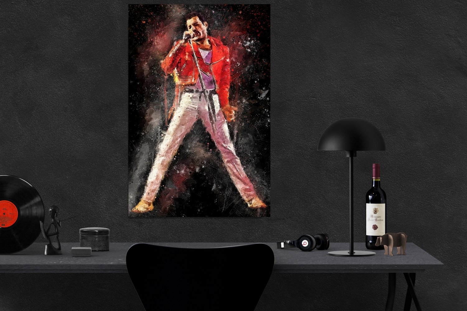 Freddie Mercury 13x19 inches Canvas Print