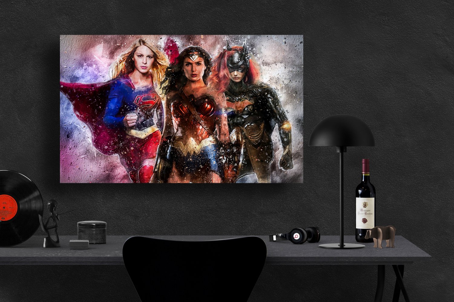 Supergirl Wonder Woman Batgirl 18x28 inches Poster Print