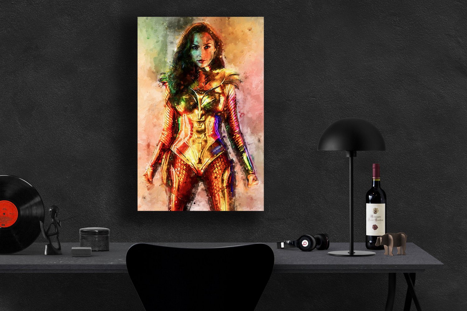 Wonder Woman, Diana Prince, Gal Gadot 24x35 inches Canvas Print