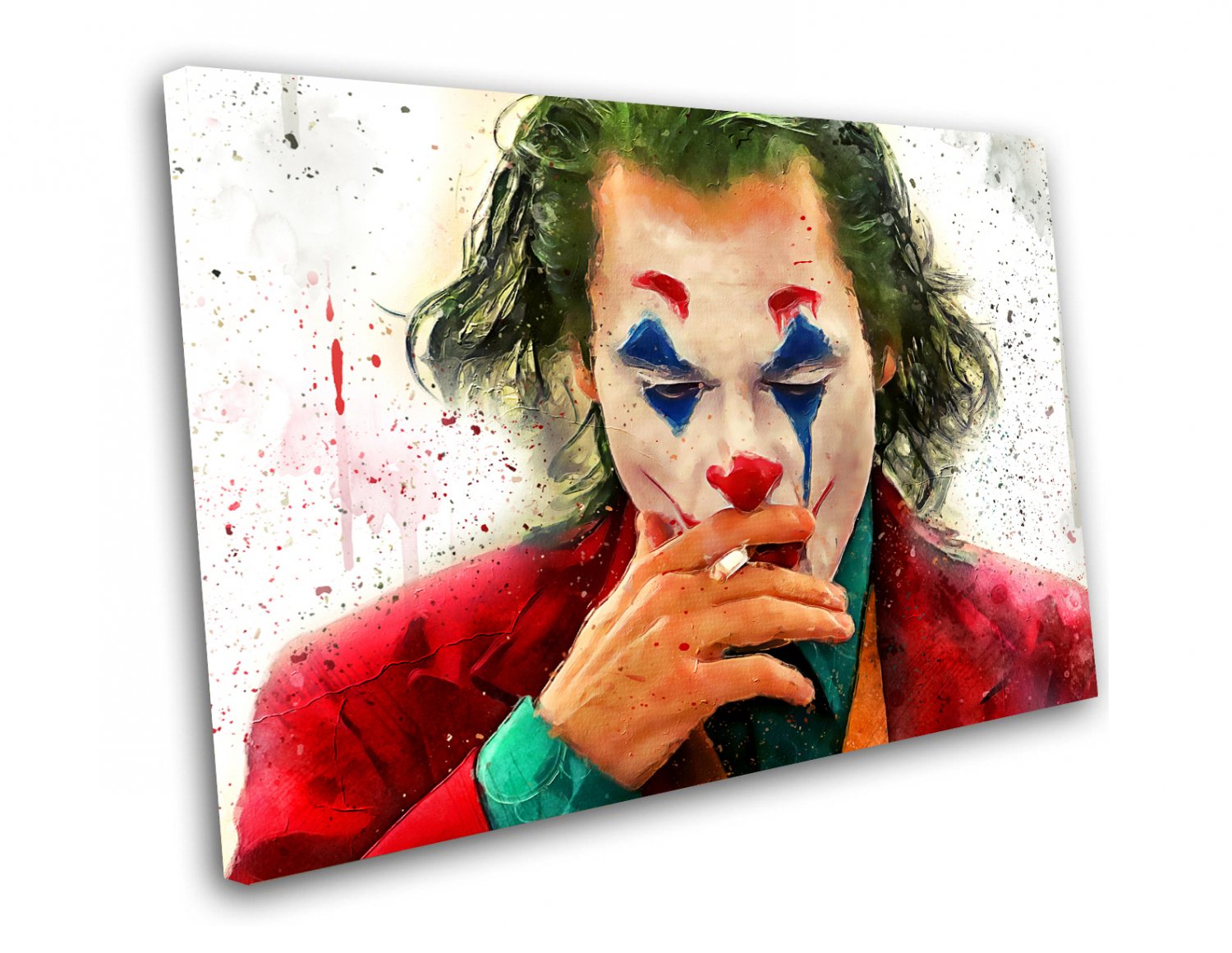 Joker Movie 2019 Joaquin Phoenix Arthur Fleck 14x20 inches Stretched Canvas