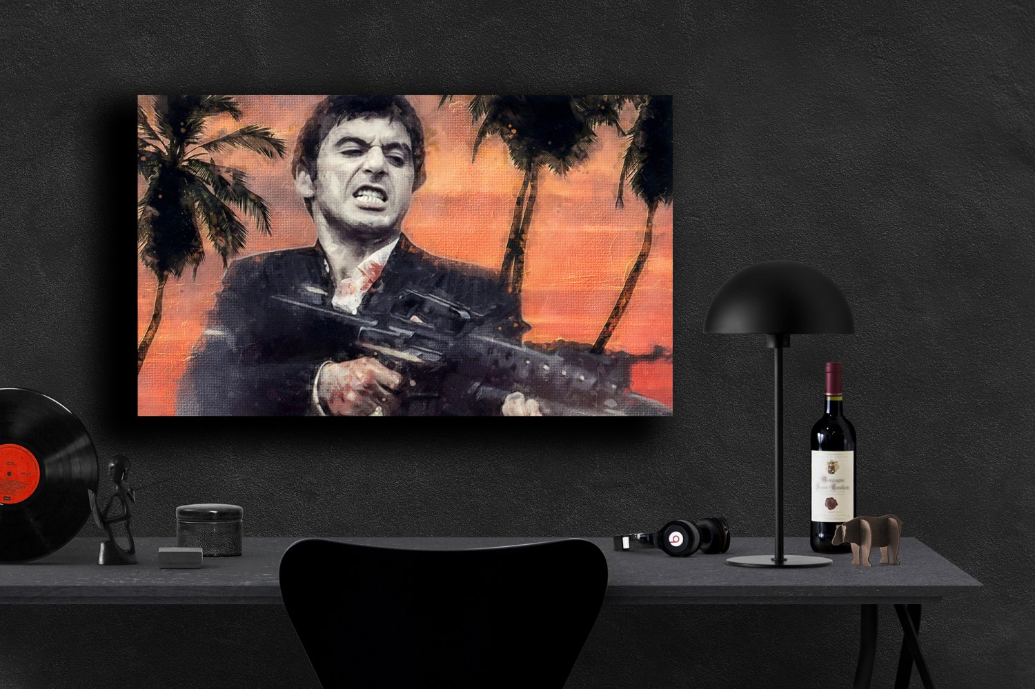 Scarface, Al Pacino, Tony Montana 13x19 inches Canvas Print
