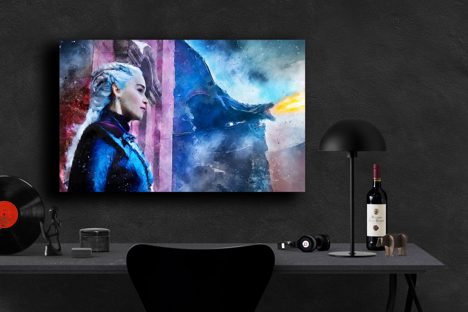 Game of Thrones, Daenerys Targaryen, Emilia Clarke 13x19 inches Canvas Print