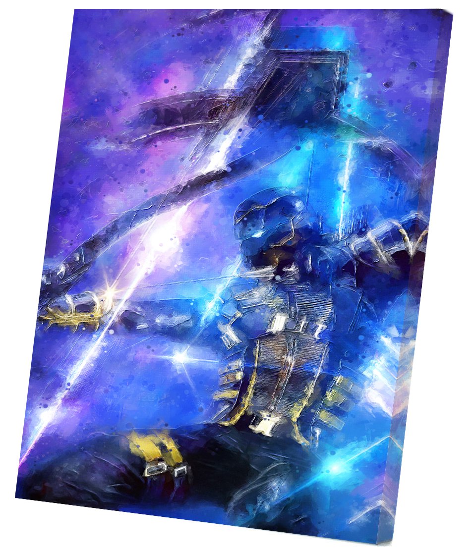 Ronin Hawkeye Avengers Endgame 12x16 inches Stretched Canvas