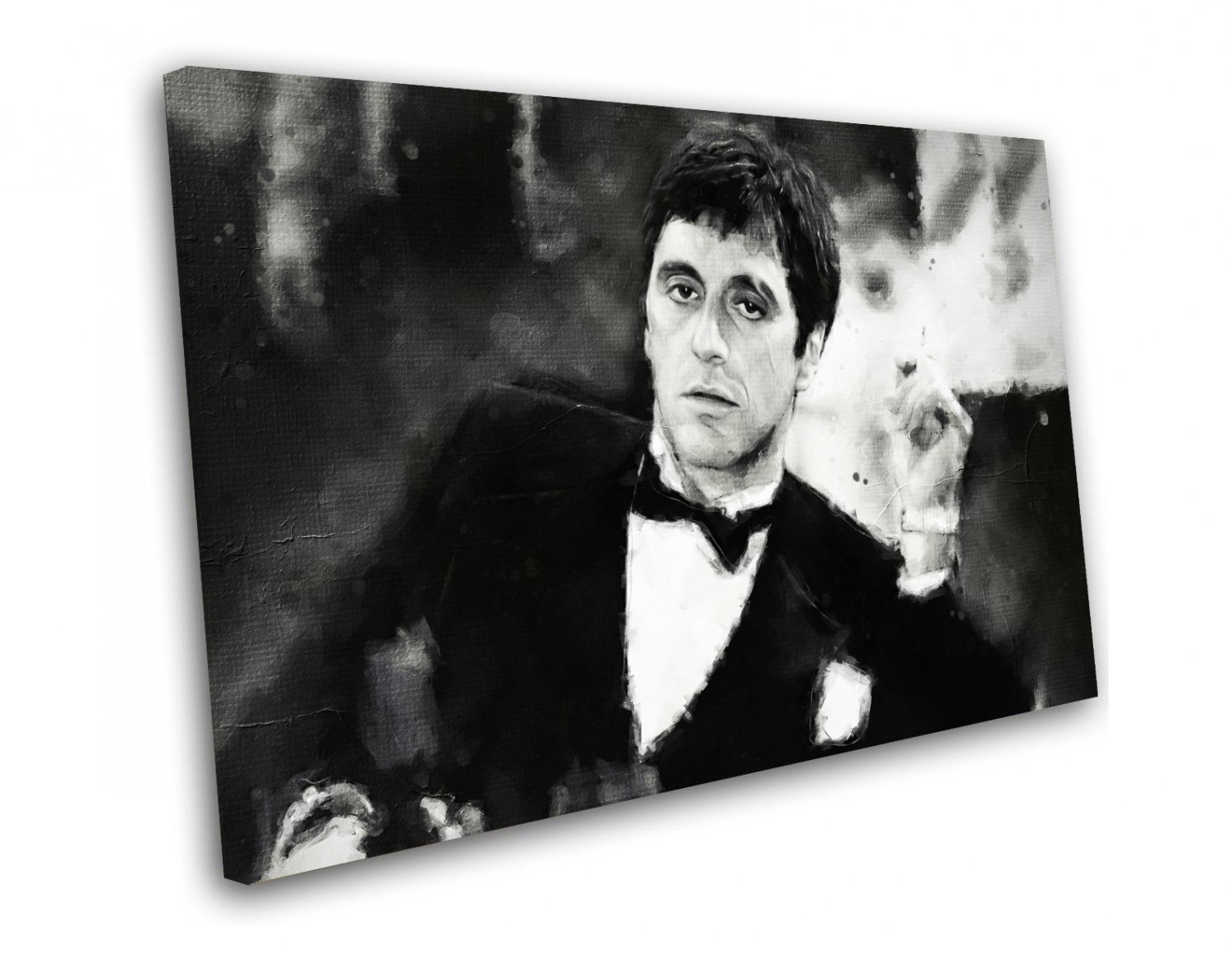 Scarface, Al Pacino, Tony Montana 10x14 inches Stretched Canvas