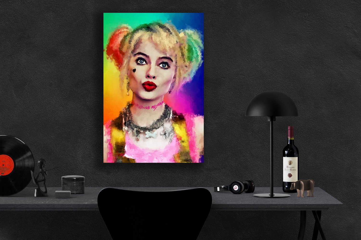 Birds of Prey, Harley Quinn, Margot Robbie 24x35 inches Canvas Print