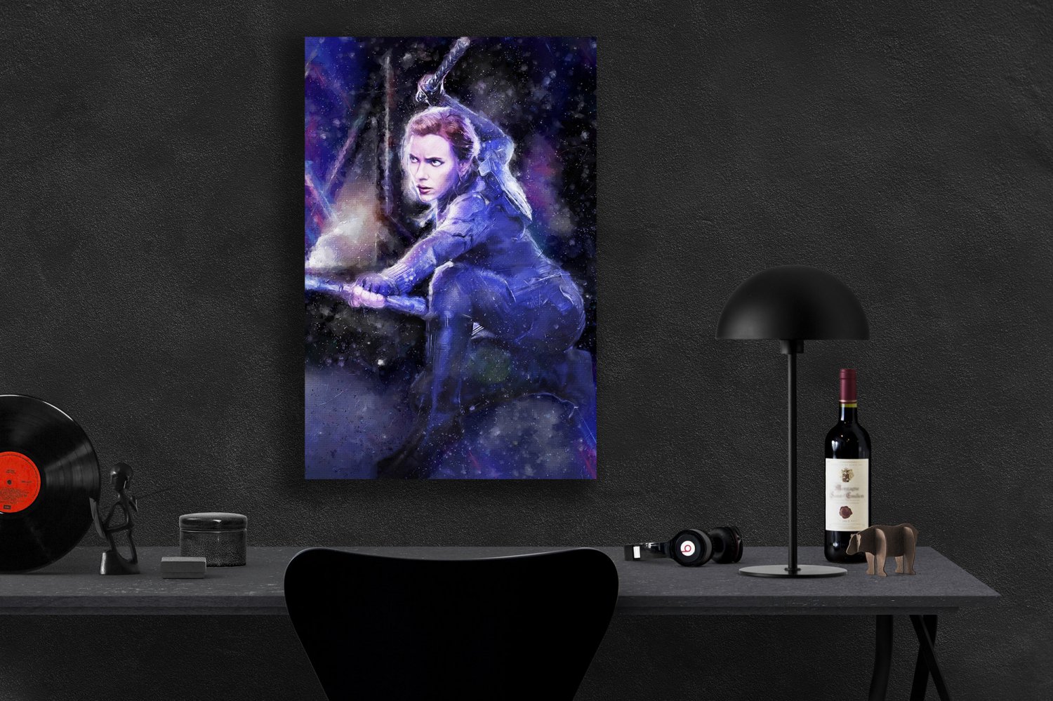 Black Widow 13x19 inches Canvas Print