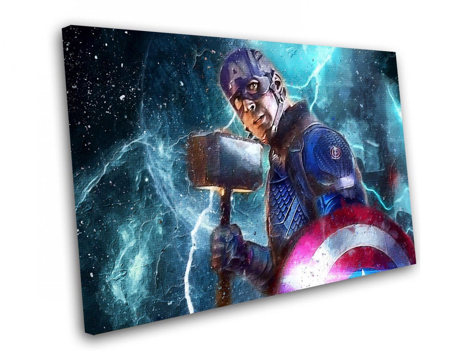 Captain America, Avengers Endgame 14x20 inches Stretched Canvas