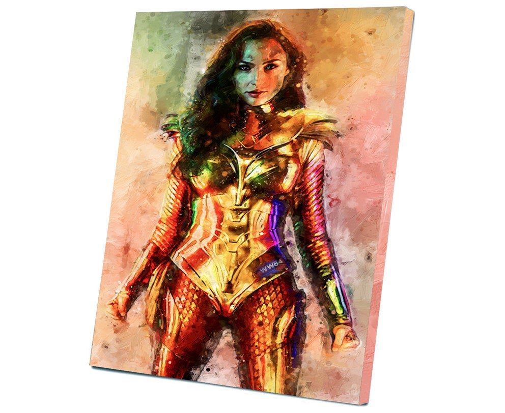 Wonder Woman 8x12 inches Stretched Canvas