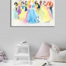 Disney Princesses  8x12 inches Canvas Print