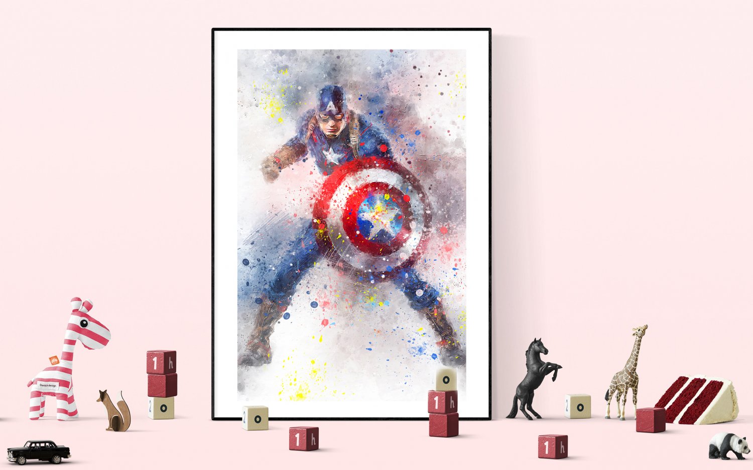 Captain America 13x19 inches Poster Print