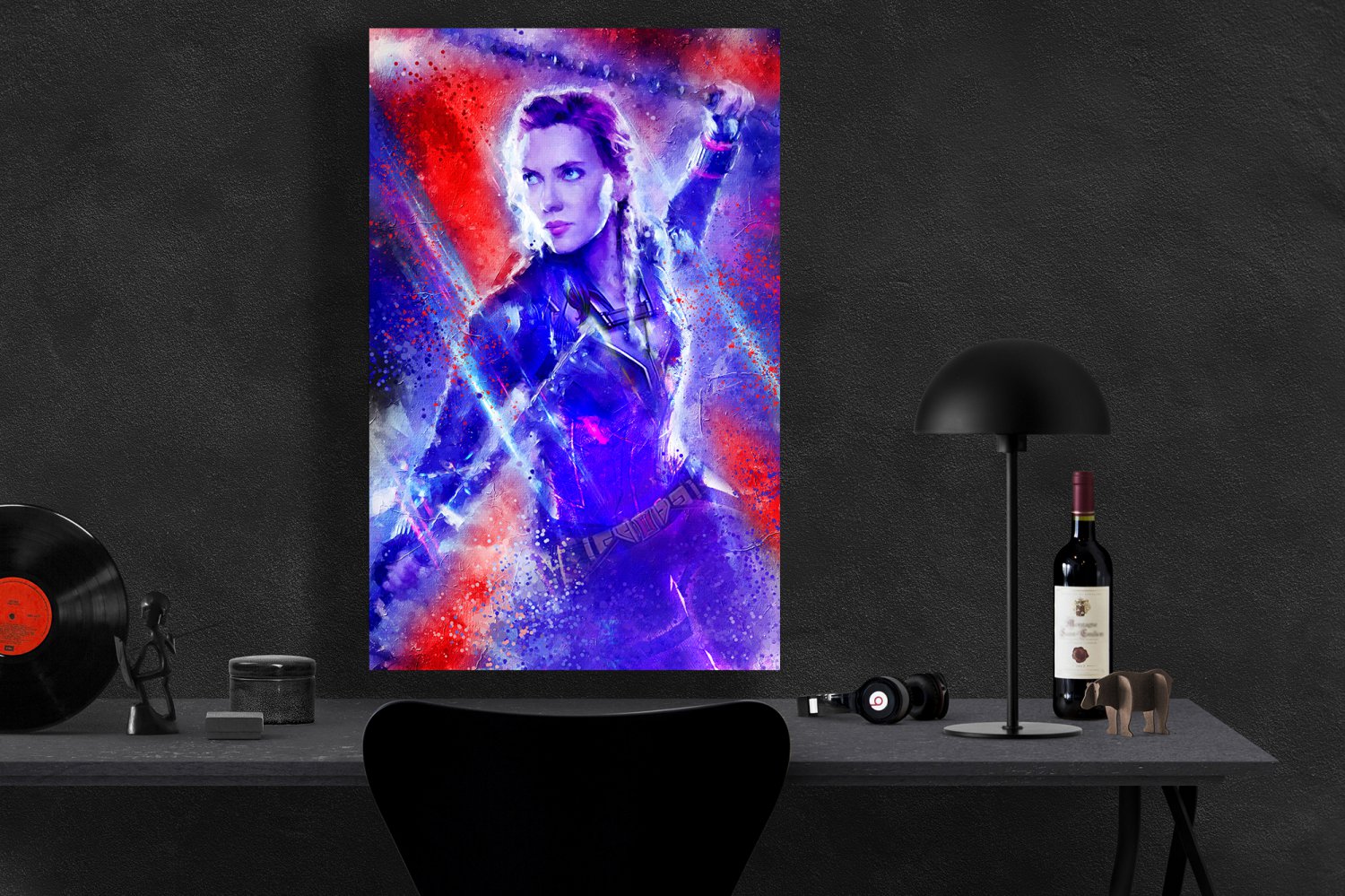 Black Widow 24x35 inches Canvas Print