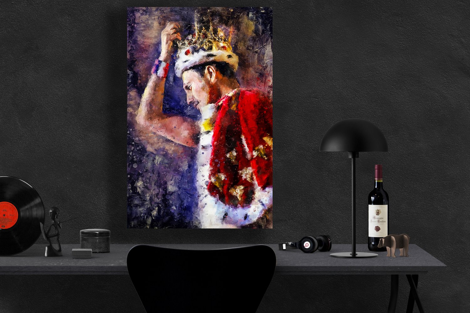 Freddie Mercury 8x12 inches Canvas Print