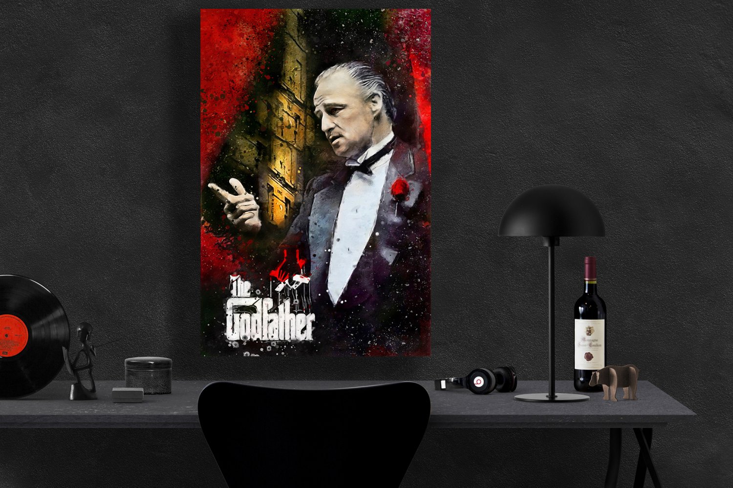 The Godfather, Vito Corleone, Marlon Brando 8x12 inches Canvas Print