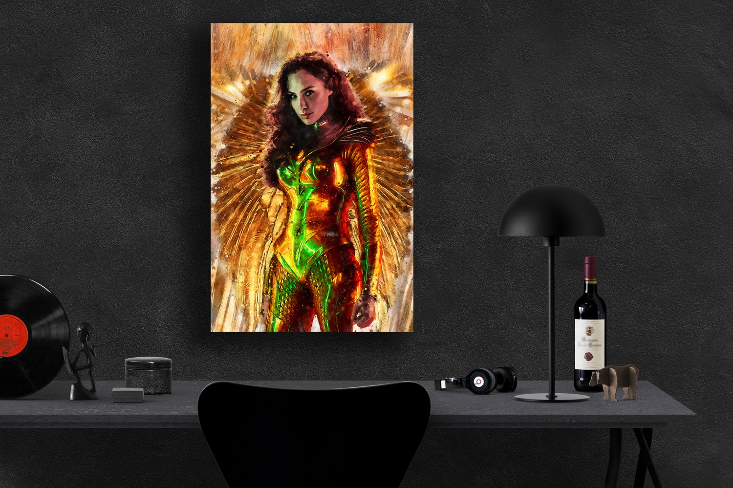 Wonder Woman, Diana Prince, Gal Gadot 13x19 inches Canvas Print