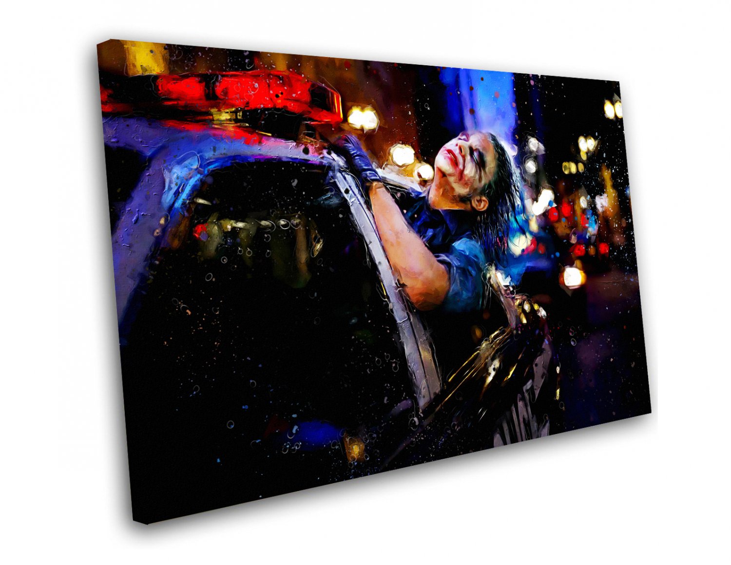 The Joker, Heath Ledger 8x12 inches Stretched Canvas