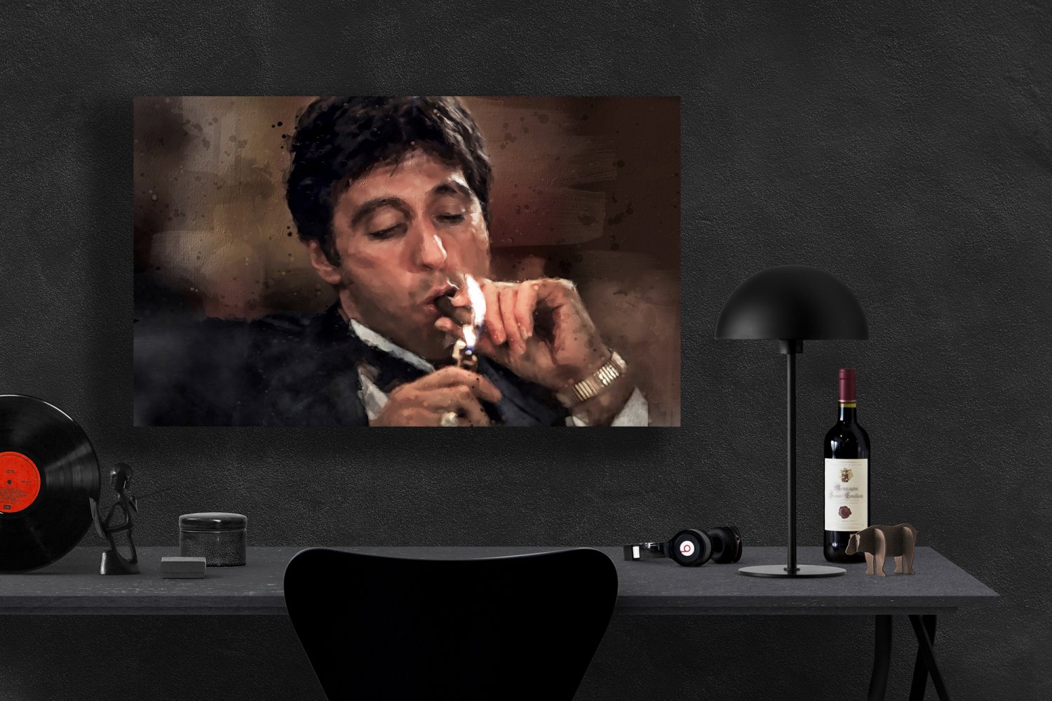 Scarface - Al Pacino as Tony Montana - Artwork Large Format