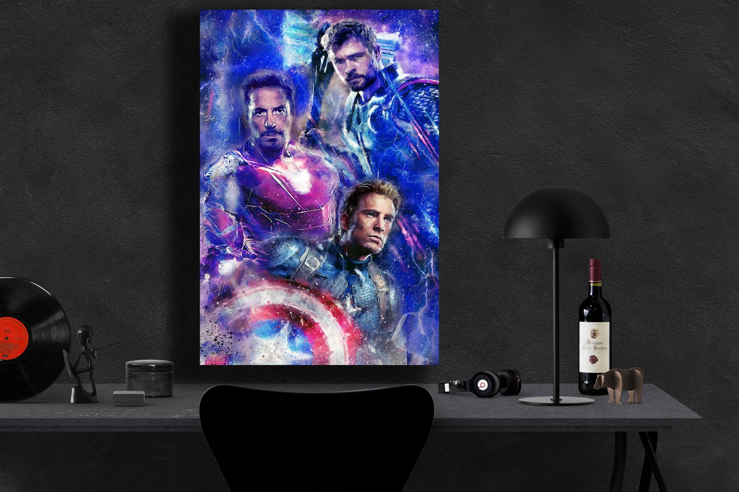 Avengers Endgame, Iron Man, Captain America, Thor 13x19 inches Poster Print
