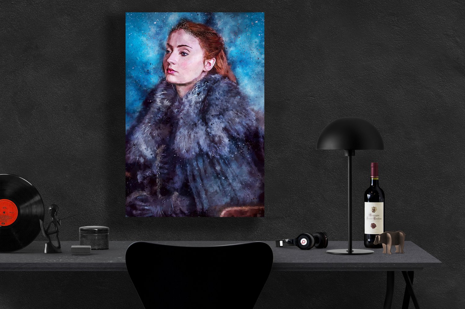 Game of Thrones , Sansa Stark,Sophie Turner 8x12 inches Canvas Print
