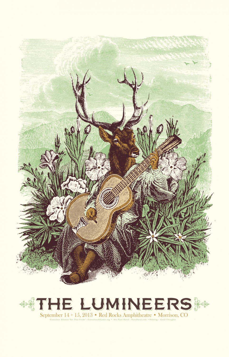 The Lumineers Tour 13x19 inches Poster Print
