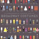 A Comprehensive Curtain Call of Broadway Costumes Chart  18x28 inches Poster Print