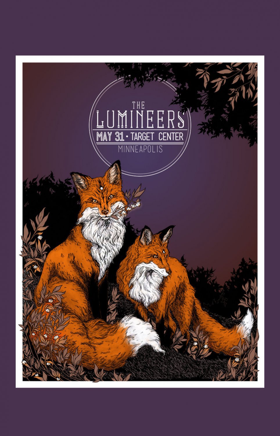 the lumineers tour poster