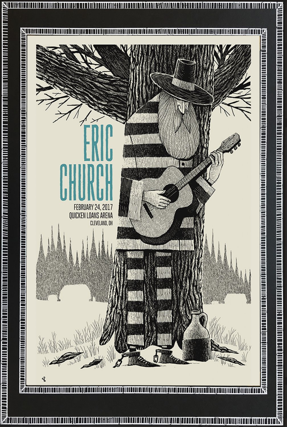 Eric Church Concert Tour 13x19 inches Poster Print
