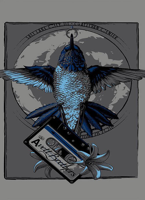 The Avett Brothers Concert 18x28 inches Canvas Print