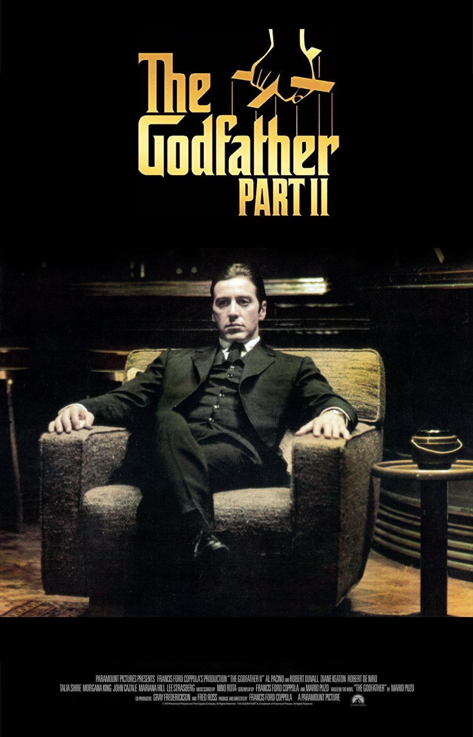 The Godfather Al Pacino 18x28 inches Canvas Print