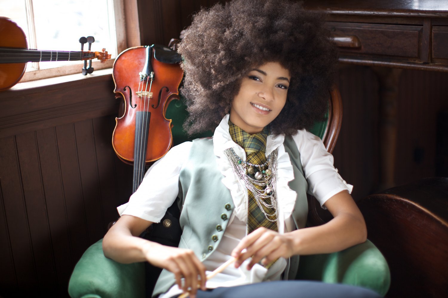 Esperanza Spalding 18x28 inches Poster Print