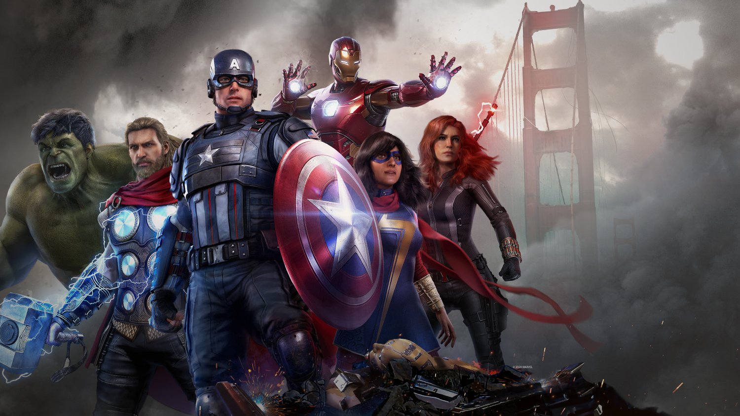 Marvel's Avengers Game 18x28 inches Canvas Print
