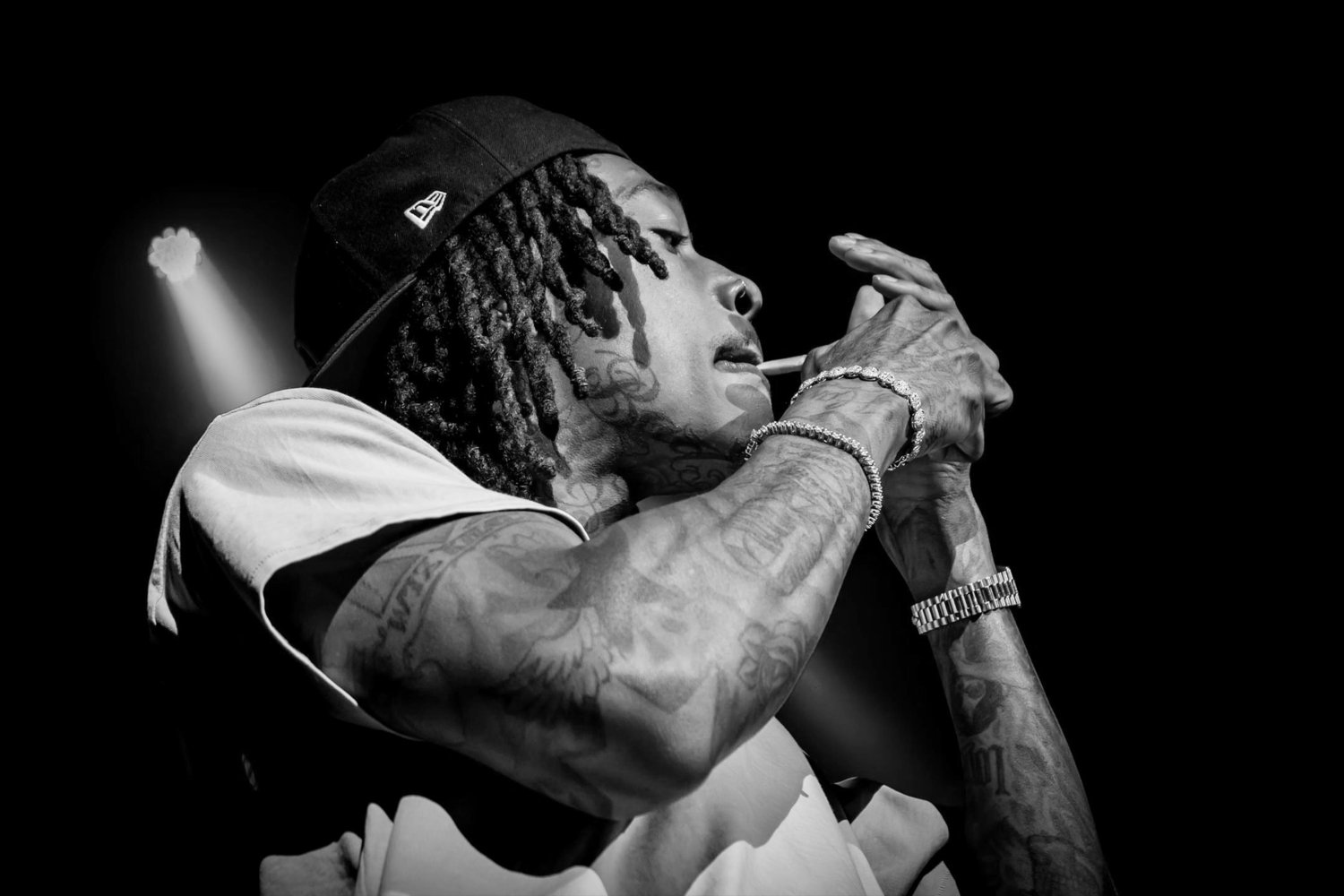 Wiz Khalifa 24x35 inches Canvas Print
