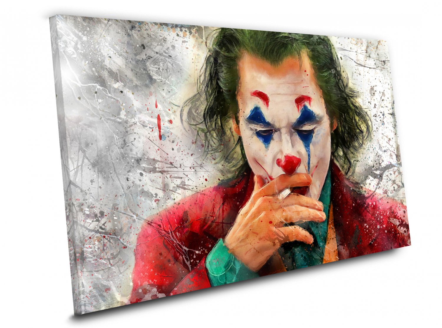 Joker Movie 2019 Joaquin Phoenix Arthur Fleck 8x12 inches Stretched Canvas