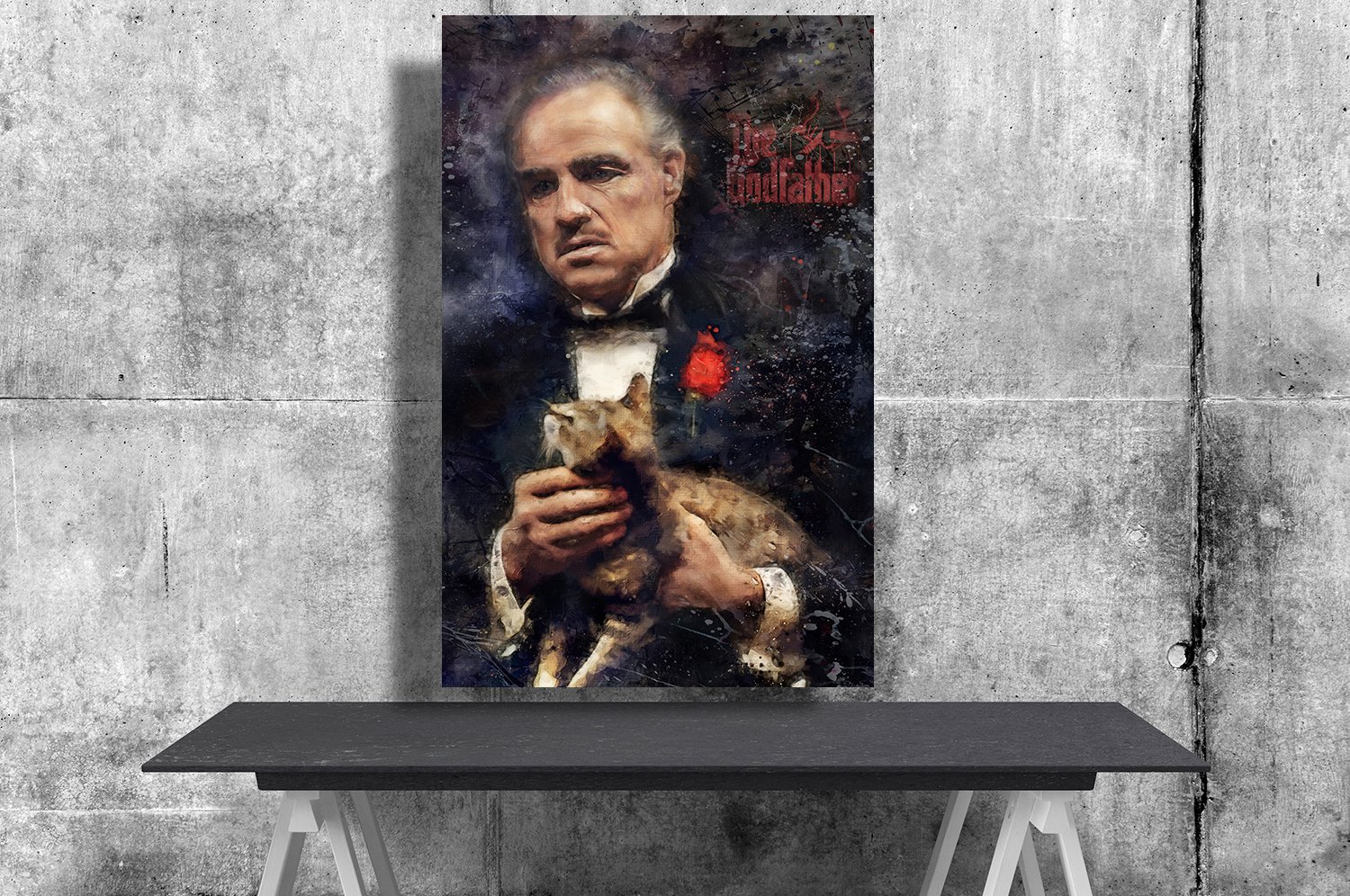 The Godfather, Vito Corleone, Marlon Brando  13x19 inches Poster Print