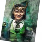 Loki ,Tom Hiddleston   16x24 inches Stretched Canvas