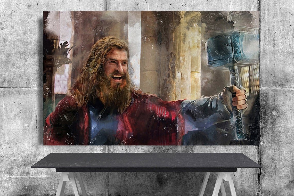 Avengers Endgame, Thor  18x28 inches Canvas Print