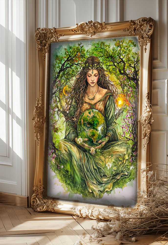 Gaia Greek Goddess  18"x28" (45cm/70cm) Poster