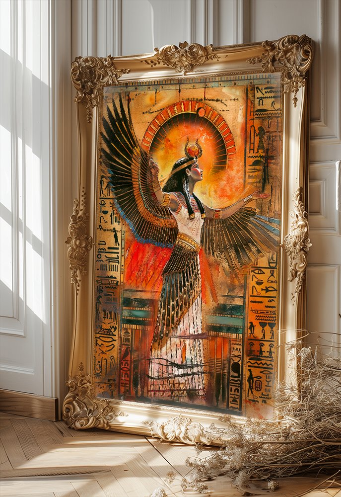 Isis Egyptian Goddess   13x19 inches Poster Print