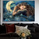 Mermaid, Siren, fantastic art   18"x28" (45cm/70cm) Poster Print