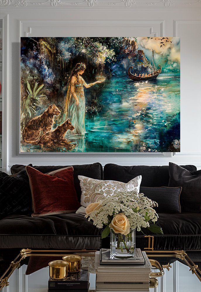 Circe, Greek goddess, mythology  13x19 inches Poster Print