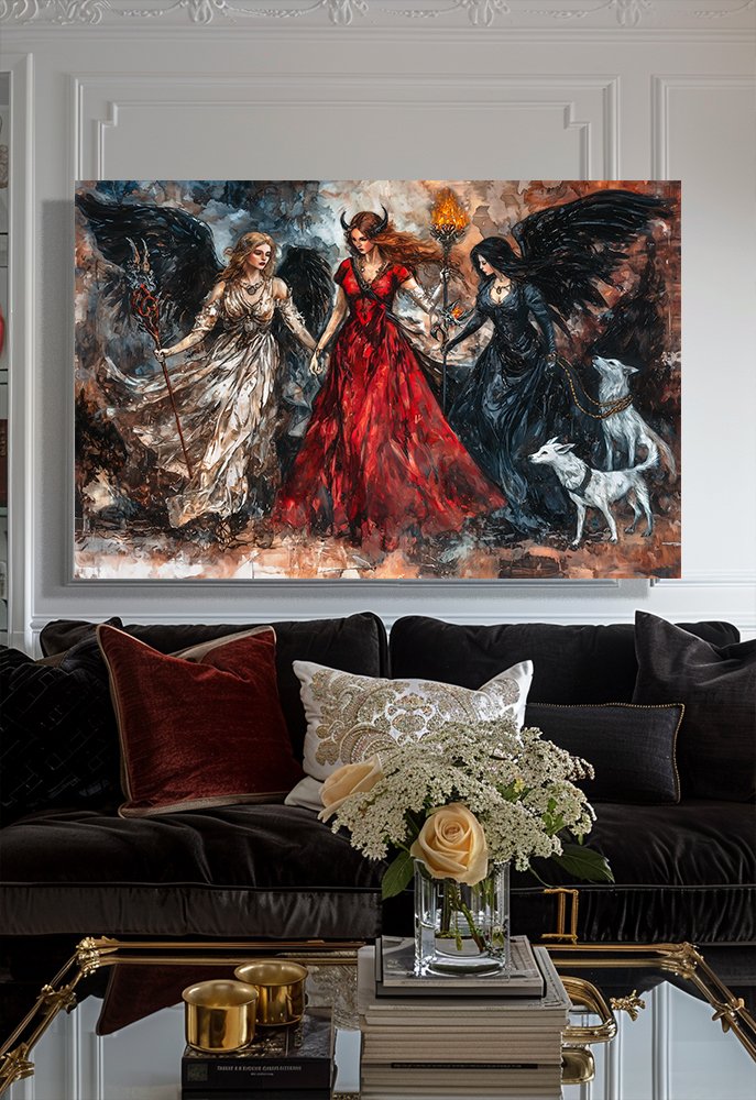 Hekate Greek Goddess  13x19 inches Poster Print