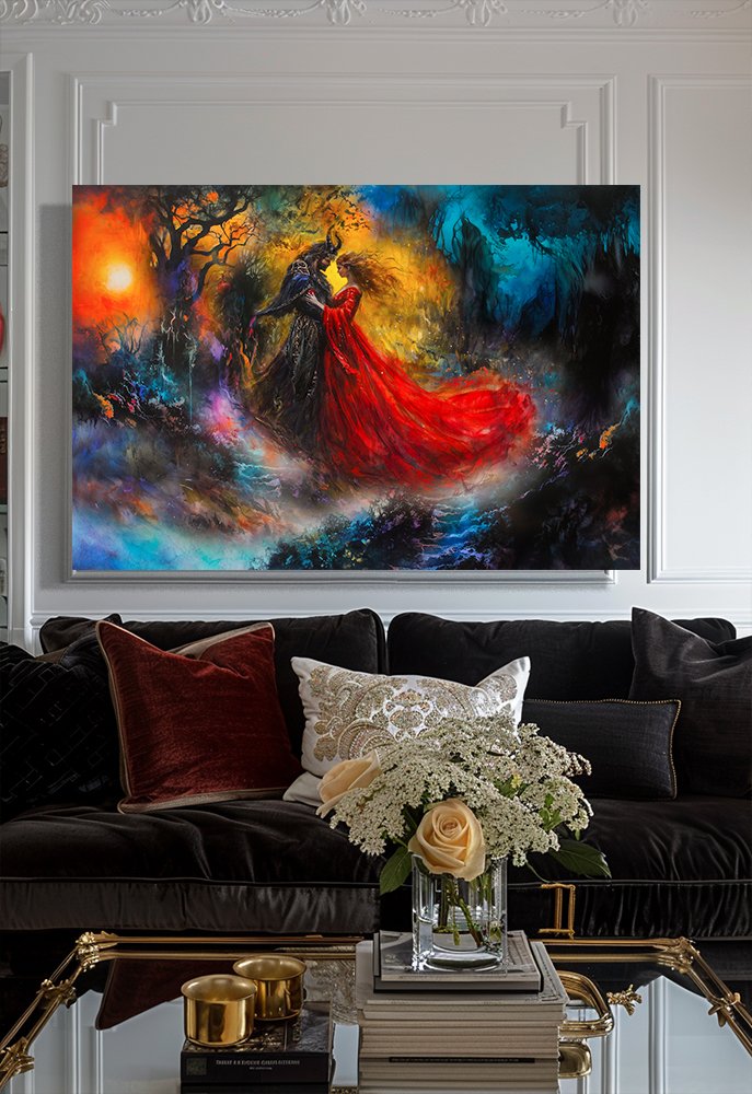 Hades And Persephone 13x19 inches Poster Print
