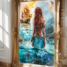 Мermaid fantasy art 18"x28" (45cm/70cm) Poster