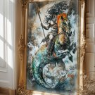 Poseidon fantasy art  18"x28" (45cm/70cm) Poster