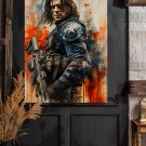 Winter soldier  13x19 inches Poster Print