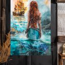 Mermaid  18"x28" (45cm/70cm) Poster Print