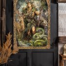 Cernunnos,Celtic Mythology, Horned God, Lord of the Wild Things 13x19 inches Poster Print