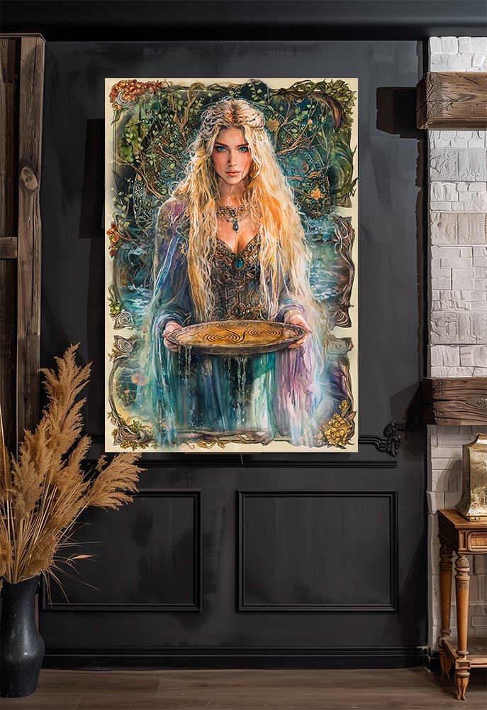 Danu Celtic goddess 13x19 inches Poster Print